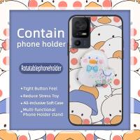 glisten New Arrival Phone Case For TCL 40SE/T610K cartoon Original Soft Case phone stand holder Durable Anti-dust Cute