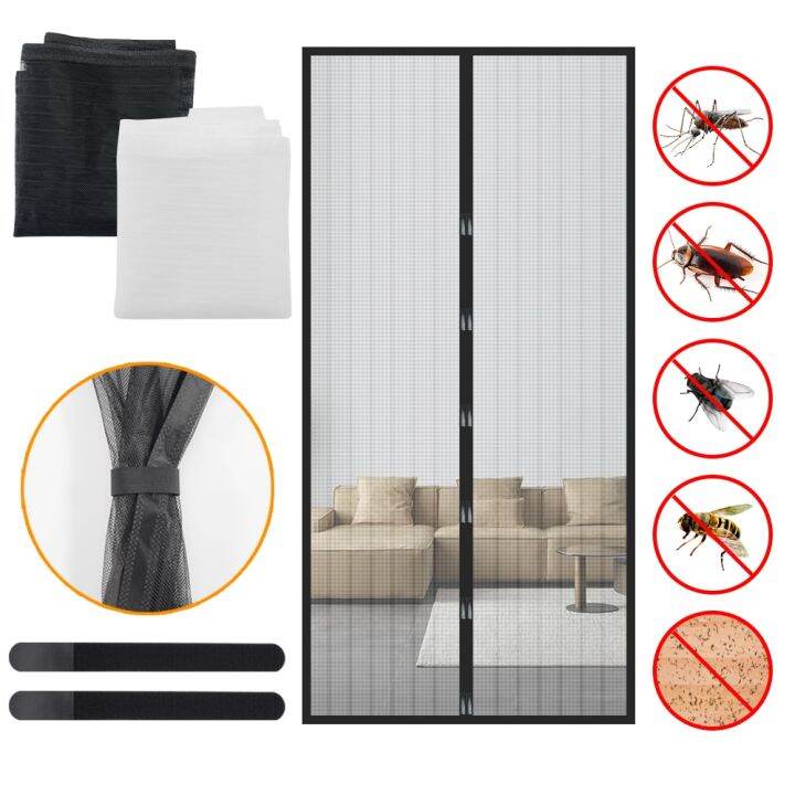 Screen Door Curtain Summer Anti Mosquito Net Insect Fly Bug