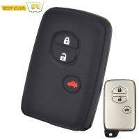 ซิลิโคนสำหรับ Toyota Land Cruiser Prado Avensis IQ Corolla Prius Highlander Yaris Keyless Fob ผู้ถือ Protector