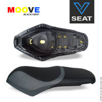 เบาะ MOOVE ปี 2014 สีดำ/เทา ( V Seat เบาะรถมอเตอร์ไซค์ )