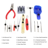 16pcs Pressional Watch Repair Watch Repair Tool Kit Tool Watchmaker Kit For Changing Replacing Watchband - intl