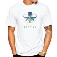 Crazy Deadmau5 Cthulhu Sleeps T Shirts Men Crew Neck 100% Cotton T Shirts Classic Short Sleeve Tees Party Clothing XS-6XL