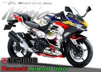 สติ๊กเกอร์แต่งลายรถ KAWASAKI NINJA 400 ลาย RX-400R