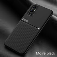 Infinix Hot 12 Case,EABUY Fashionable New Style Moire Embedded Iron Plate Ring-free Bracket Phone Case (Compatible with Magnetic Car) for Infinix Hot 12