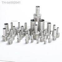 ✟❧ Stainless Steel 304 BSP Male Thread Pipe Fitting X Barb Hose Tail Reducer Pagoda Joint Coupling Connector