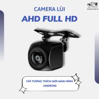 Camera lùi AHD độ phân giải Full HD 720p tích hợp màn hình Android, kết nối dễ dàng