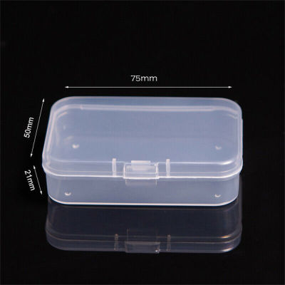 Storage Jewelry Beads Container Case Square Plastic Clear