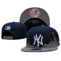 หมวกแก๊ป ผ้าฝ้าย ปักลาย New York Yankees MLB Snapback สามารถปรับได้ สําหรับผู้ชาย และผู้หญิง เหมาะกับการเล่นกีฬา sd