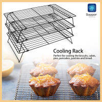 【ราคาถูกสุด】【เครื่องครัว】 ตะแกรงพักขนม สามชั้น Nonstick Cake Rack ชั้นวางเค้กอุ ปกรณ์ทำขนม