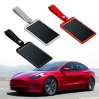 ✽卐✺ New Aluminum Alloy Key Holder Protector Case Car Tool Auto Card Cover Full Cover Accessories For Tesla Model 3 Model Y