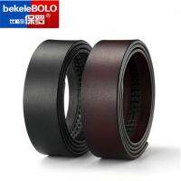 [A Motion] No BuckleLeather Belts Automatic Buckle Belt 100 Cowhide Belt Strap For Men High Quality