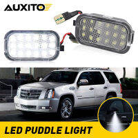 2Pcs Auto ภายใต้กระจก LED Puddle Light สำหรับ Chevy Silverado 2500 3500 2014 2013 2012 2011 Suburban 1500 2500 Tahoe