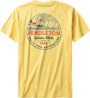 Pendleton Mens Short Sleeve Adventure Wave Graphic Tee