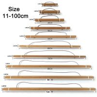 กรอบที่แขวนไม้กรอบรูปไม้ DIY แม่เหล็กขนาด11-100ซม. โปสเตอร์ภาพเขียนภาพวาดธรรมชาติงานฝีมือการตกแต่งบ้านคริสต์มาส