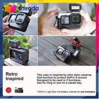 GoPro 11 / 10 / 9 Case 6 in 1 เคสกล้องโกโปร สไตล์เรโทร สำหรับ ถ่าย Vlog ด่วน ของมีจำนวนจำกัด