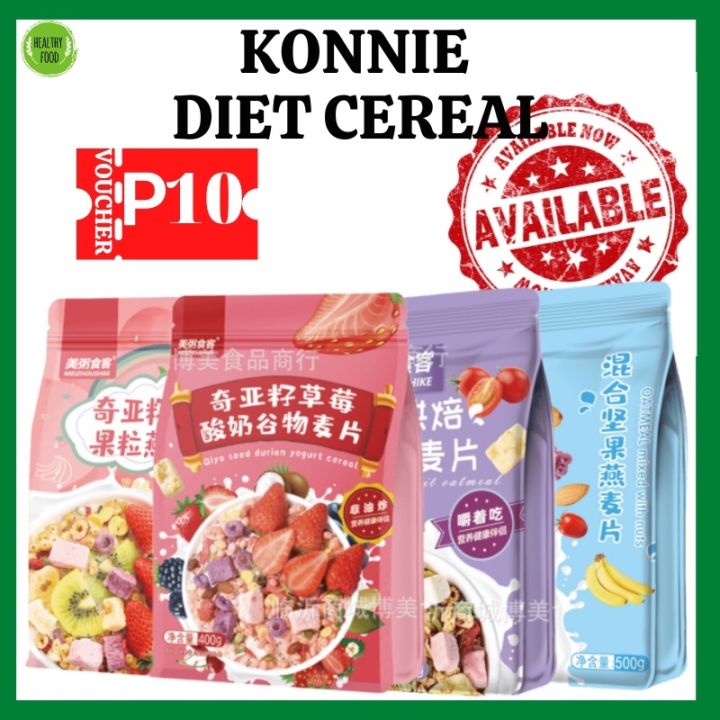 cereal Konnie Diet cereal oatmeal mixed fruit oats granola keto cereals ...