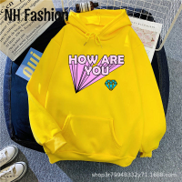 NH Fashion เสื้อฮู้ด เสื้อแขนยาวอบอุ่น หลวมและสบาย สบาย คลาสสิค เท่ ชิค WWY230009E 40Z231007