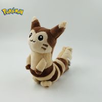 【CC】 18cm Furret Kawaii Pikachu Soft Stuffed Cartoon Japan Anime Elf Birthday Children