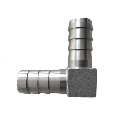 ㍿ 6 8 10 12 13 14 15 16 19 20 25 32 40mm Hose Barb Tail Euqal Elbow 90 Degree 304 Stainless Steel Pipe Fitting Connector Coupling