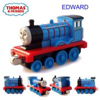 รถจักรแม่เหล็ก1:43 Thomas And Friends เก่ากว่าเอ็ดเวิร์ดสีน้ำเงินหมายเลข2รถไฟและ No.2อุปกรณ์เสริมการขนส่งเด็กผู้ชายตุ๊กตาของขวัญ