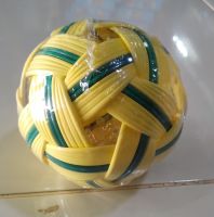 ลูกตะกร้อ  ตะกร้อ (สีน้ำตาล/สีเขียว) อุปกรณ์กีฬา rattan ball takraw ตะกร้อพลาสติก ตะก้อ ราคาถูก เเข็งเเรงทนทาน