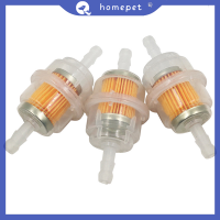 ? Homepet 5pcs Universal Inline Gas/Fuel FILTER อุปกรณ์เสริมสำหรับรถจักรยานยนต์ถ้วยกรองน้ำมันเบนซินพร้อมองค์ประกอบกรองสกู๊ตเตอร์ off-road ยานพาหนะ ATV Auto Accessories Oil FILT