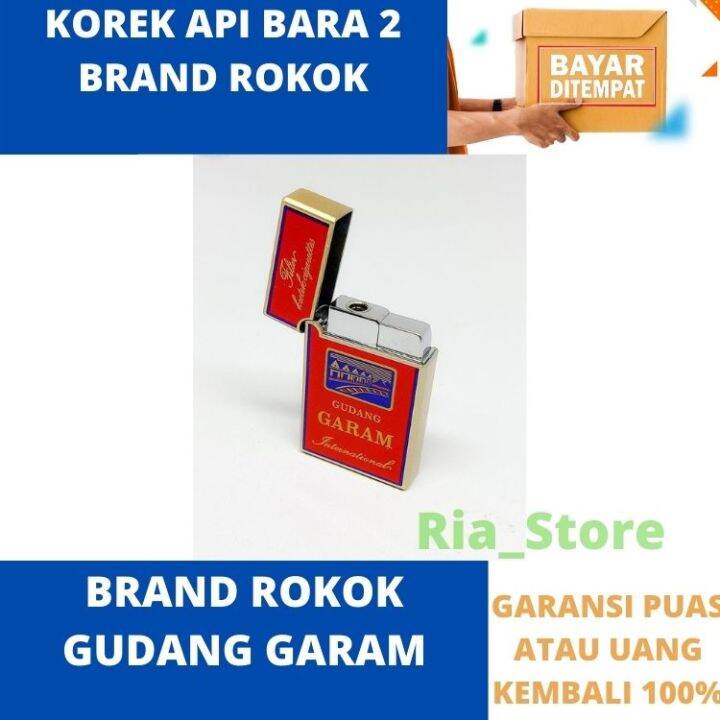 KOREK API BARA 2 API BRAND ROKOK GUDANG GARAM FILTER KOREK LIGHTER ...
