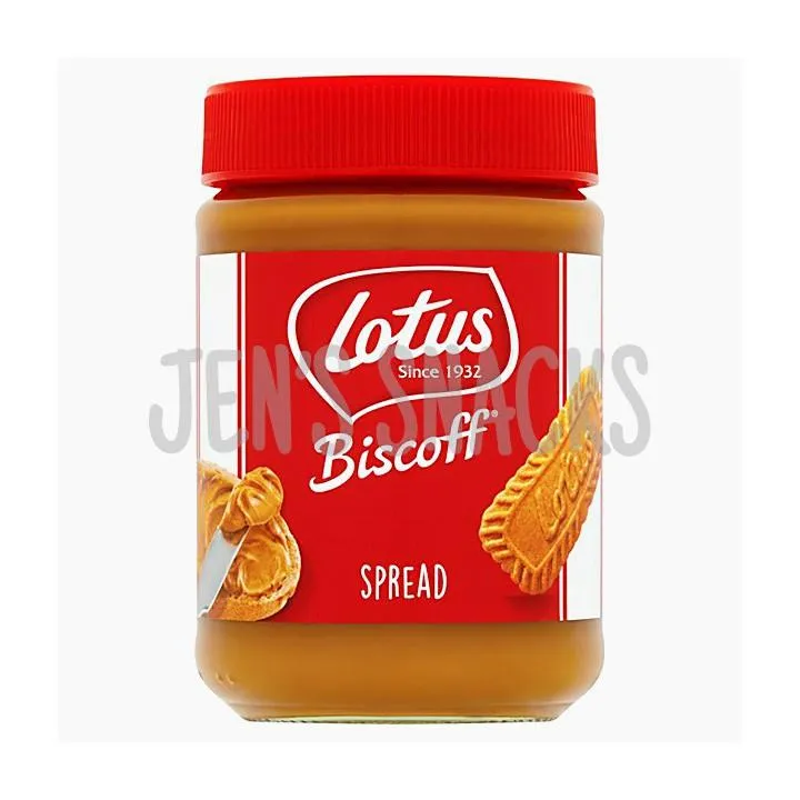 Authentic Lotus Biscoff Cookie Butter Spread (Smooth 400g or Crunchy