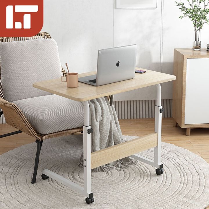 adjustable-height-bedside-laptop-table-mobile-laptop-desk-bed-side-study-table-meja-belajar-sofa-side-table-with-wheels