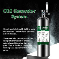 DIY Carbon Dioxide Reactor Kit Plants CO2 Cylinder Aquarium Stainless Steel CO2 Generator System