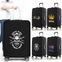 Luggage Case Suitcase Protective Cover King Print Travel Elastic Luggage Dust-proof Cover for 18-28 Suitcase Travel Accessories