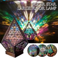 Bohemian Light Polar Star Large Floor Lamp Style Decor Gift Fairy Geometric Lamp Home Decor for Kitchen Hallway Ideal for Room