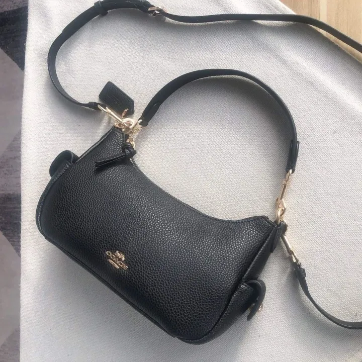 Authentic Coach Pennie Shoulder Pebble Leather Women's Bag 25 C7222