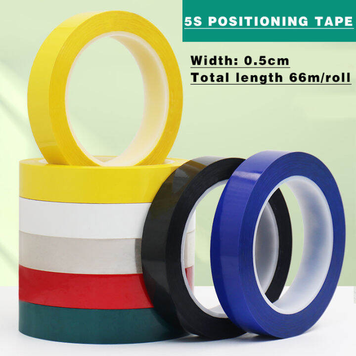 5s desktop positioning adhesive tape with a width of 0.5cm, marking ...