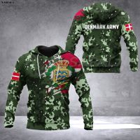 3D HOODIE-  2023 new design- DENMARK SOLDIER Army Veteran Brazil Skull 3D Printed Hoodie Man Women Zipper Pullover Sweatshirt Jersey Streetwear Tracksuits