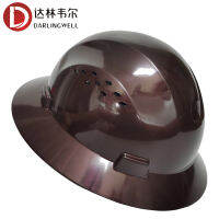 DARLINGWELL Full Brim Hard Hat Vented Safety Helmet Breathable Working Railway Metallurgy Mine Construction Cap Wholesale