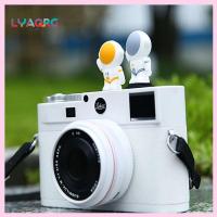 LYAQRG SHOP 3D 2ชิ้นสำหรับ Astronau สำหรับ Fujifilm Samsung สำหรับ Canon สำหรับ Nikon ถุงหุ้มรองเท้า DSLR เคสใส่ไฟฉายกล้องอุปกรณ์ในการยิงฝาครอบไฟฉาย