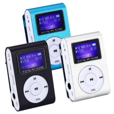 Mp3 Player with Clip Screen Metal Clip Mp3 Music Player Portable Mini MP3 Music Player for Adult and Colleage Student With Clip Design durable