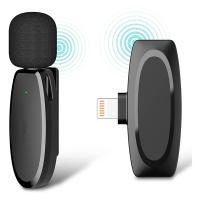 Lavalier Wireless Microphone for Youtubers, Live Stream, Vloggers, Interview, Auto-Syncs Clip-On