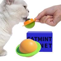 Catnip Ball Edible Cat Toys for Cats Lick  Safe Healthy Kitten Chew Toys  Teeth Cleaning Dental Cat Toys Cat Wall Treats Toys