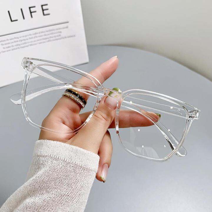 3-in-1สายตาสั้นแว่นตาสำหรับผู้ชายและผู้หญิง-photochromic-สแควร์เต็มกรอบสายตาสั้นแว่นตาป้องกันแสงสีฟ้าคอมพิวเตอร์ไล่โทนสีกรอบสายตาสั้นแว่นตาที่มีเกรด0-600