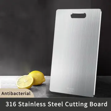 Useful 304 Stainless Steel Cutting Board Sterile Mildew Proof