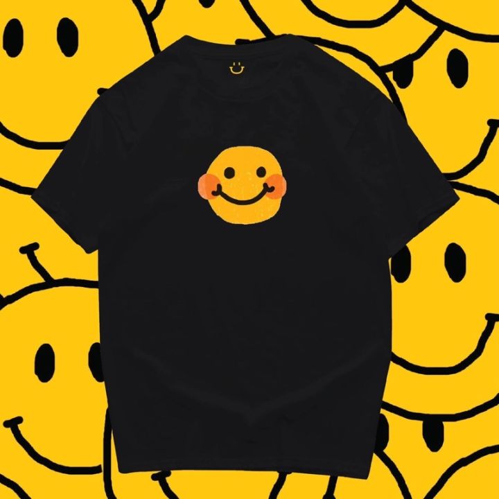 เตรียมส่ง-shine-smiley-เสื้อยืดลายยิ้มหวานเสื้อยืด-ใส่