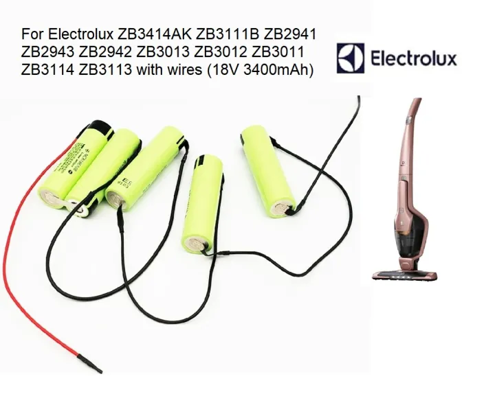 Electrolux Cordless Vacuum Cleaner 18V Replacement Panasonic Battery