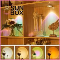 SUN BOX ของใหม่ ใต้เฟอร์นิเจอร์ ตู้ตกแต่งห้องนอน บ้านในบ้าน ไฟกลางคืนพระอาทิตย์ตก โคมไฟติดผนัง ไฟในห้องครัว ไฟตู้เสื้อผ้าไร้สาย