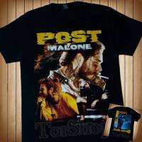 เสื้อยืดฤดูร้อนส่งฟรี RockYeah &amp; HotRock T Shirt 3D เสื้อวง POSTMALONE สกรีนคมชัดHD (ไซส์ยุโรป) เสื้อยืดดำ เสื้อวินเทจ90 เสื้อทรงเอ เสื้อทรงซ้อ เสื้อวินเทจเสื้อยืดพิมพ์ลาย