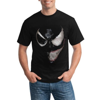 Marvel Venom Spider-Man Spiderman Avengers Villain Comic Round Neck T Shirt Man New Arrival 2022 Summer Wild
