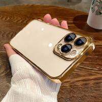 เคสโทรศัพท์ซิลิโคน ใส กรอบสี่เหลี่ยม ชุบหรูหรา สําหรับ iPhone 13 12 X XS XR 7 8