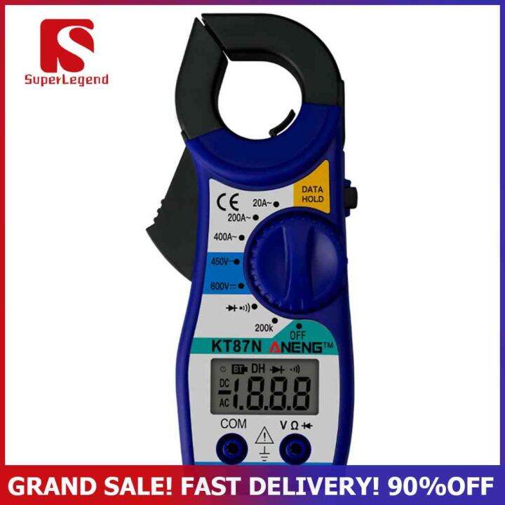 Auto Intelligent Sensor with Display Pincerlike Multimeters Plastic 0