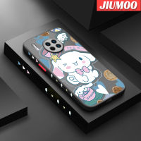 JIUMOO เคสสำหรับ Huawei Mate 30 Pro Mate 30 Lite เคสลายการ์ตูนลอเรลสุนัขแสนซนขอบสี่เหลี่ยมด้านข้างบางดีไซน์ใหม่มีน้ำค้างแข็งโปร่งใสกันกระแทกแข็งเคสมือถือปลอกซิลิโคนกล้องคลุมทั้งหมดเคสนิ่มสำหรับป้องกัน